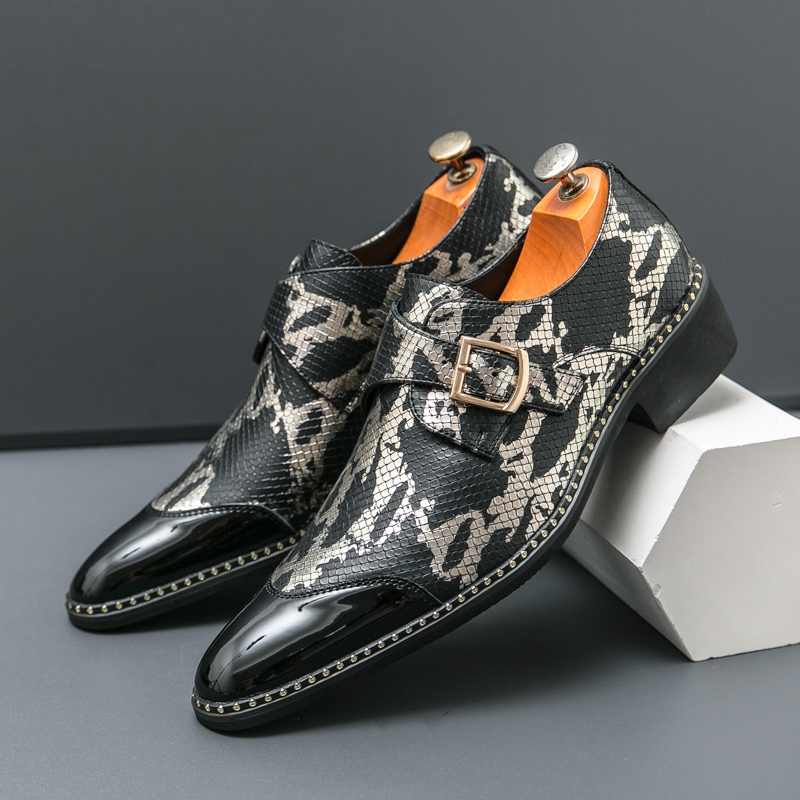 Men'S Formal Party Wear Shoes - Sepatu Le Fu Klasik Retro Pria