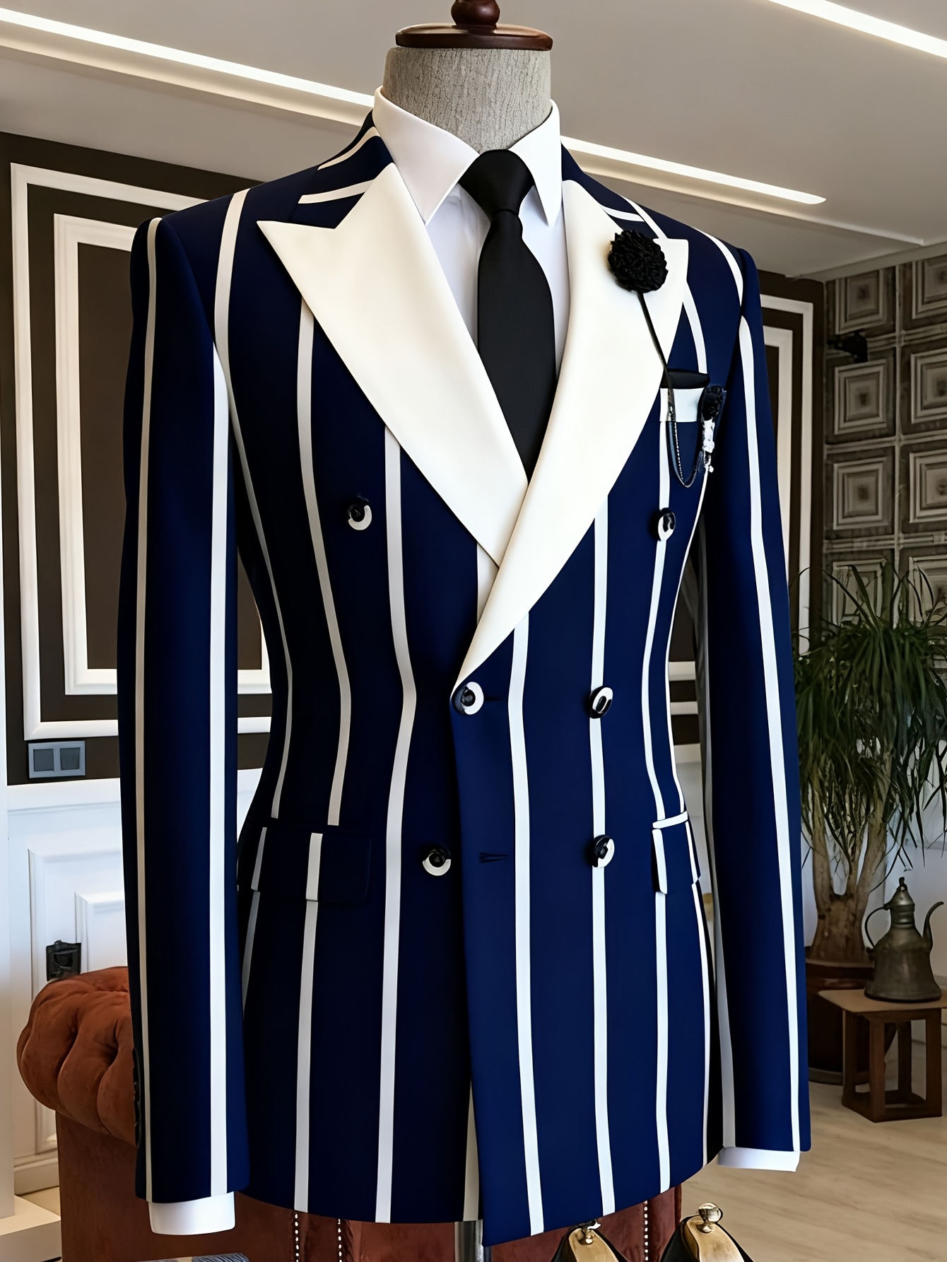 Men Formal Wear Outfits - Jas Blazer Bisnis Slim Fit Pria,