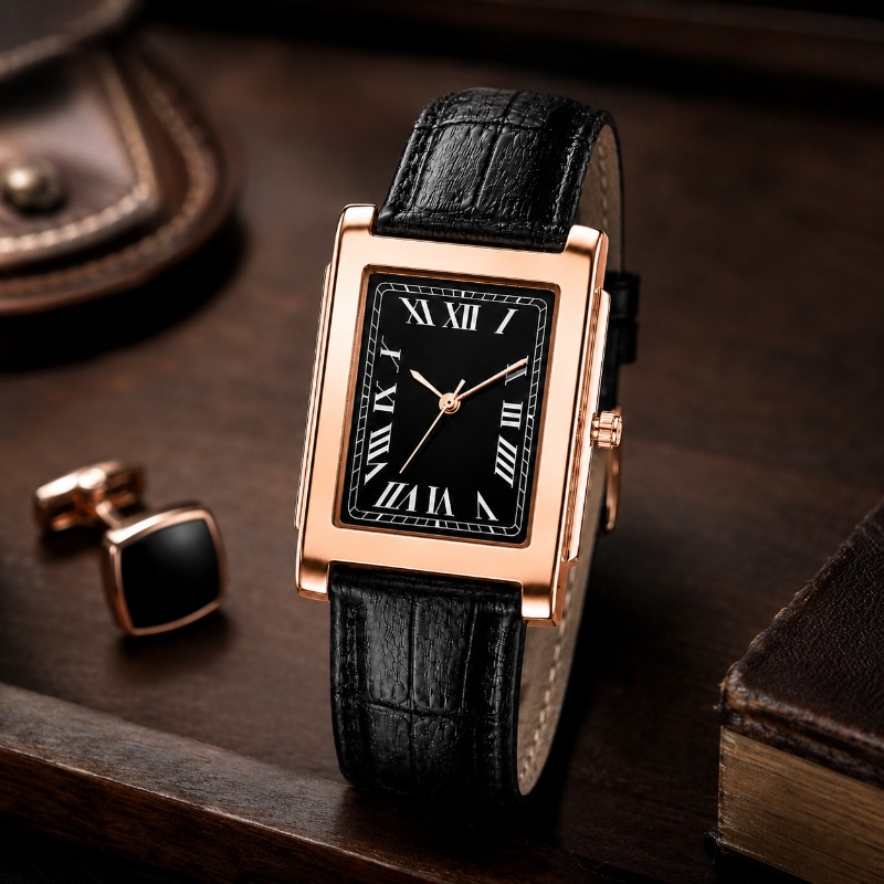 Men'S Formal Wear Belt - Jam Tangan Pria Bisnis Klasik, Dial