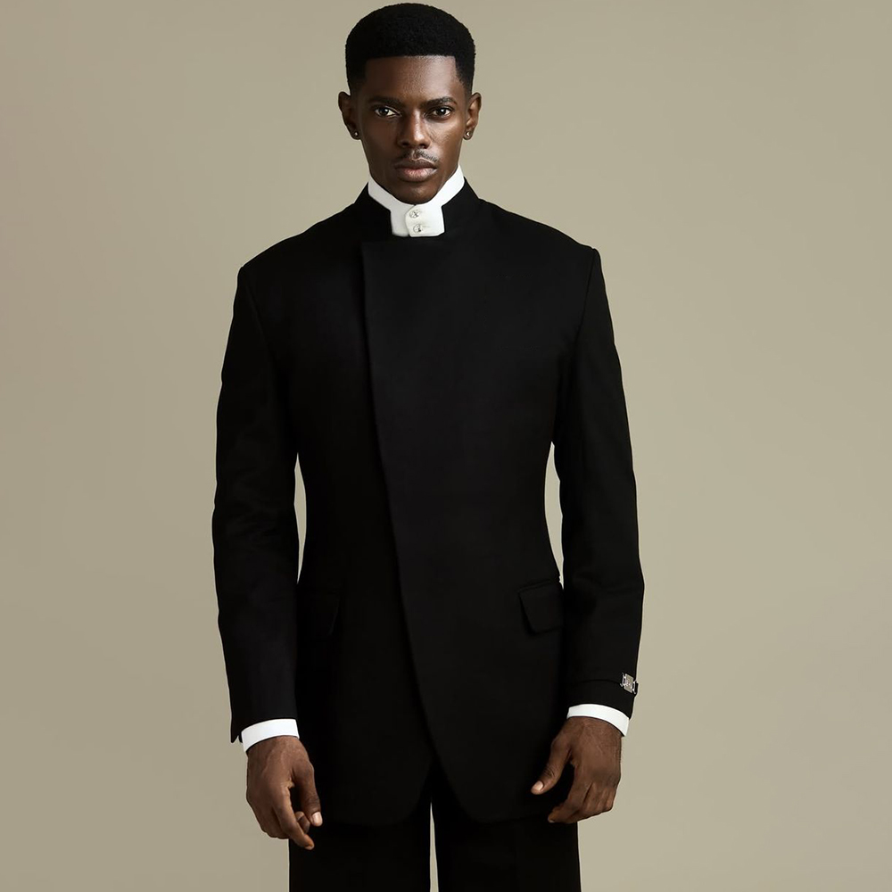 Men Formal Wear Outfits - Setelan Pria Hitam Elegan 2 Potong