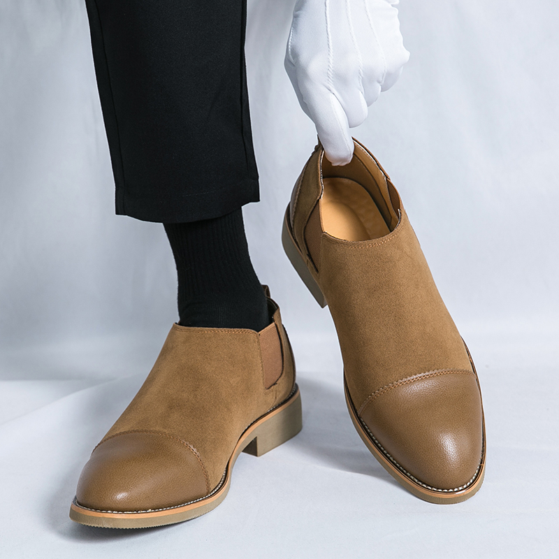 Men'S Formal Party Wear Shoes - Sepatu Formal Retro Pria Hitam Coklat