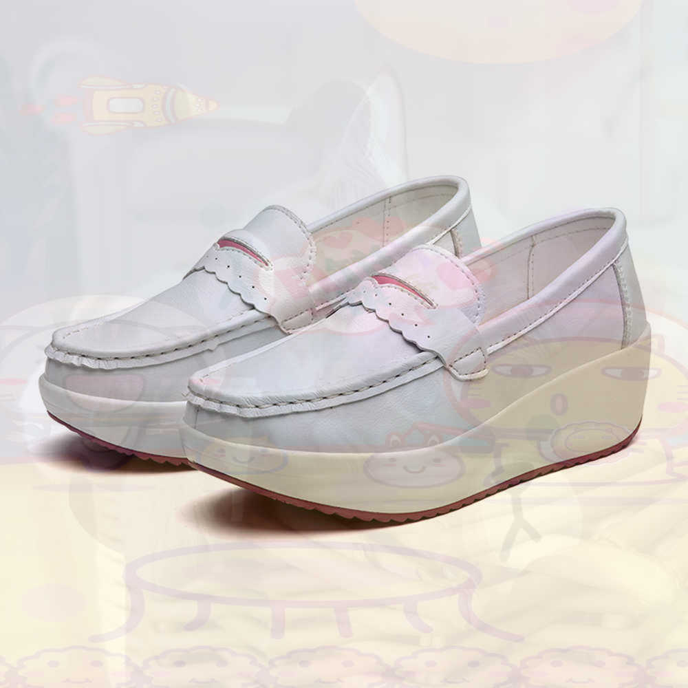 Men'S Formal Wear Canada - Plataform Sepatu Kets Merah Muda Musim