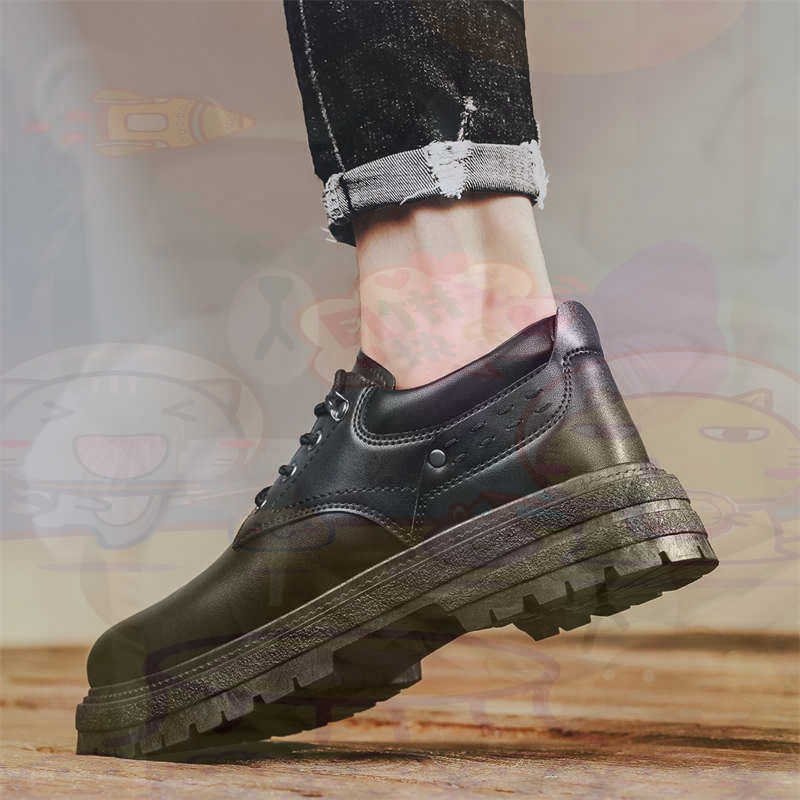 Tall Men Formal Wear - Sepatu Pria Tenis Pelatih Fashion Kulit
