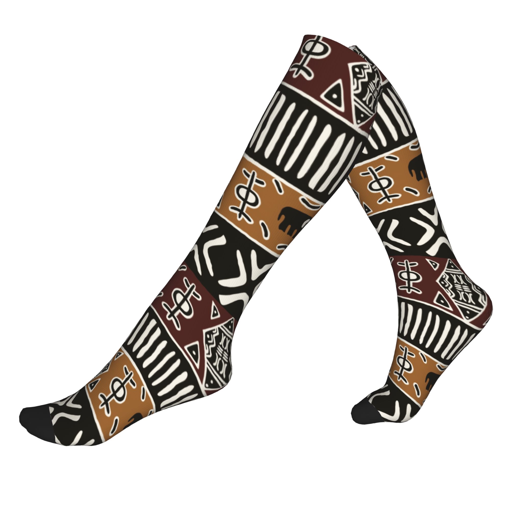 Men'S Ethnic & Formal Designer Wear Studio S - Kaus Kaki Seni Geometris Ankara Suku