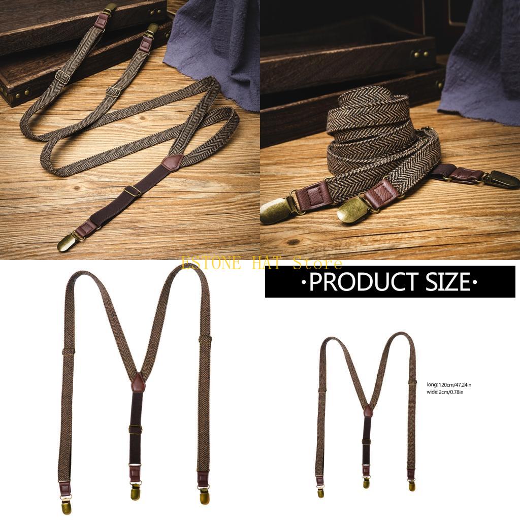 Tall Men Formal Wear - 49MF Suspender Elastis Pria 3 Desain
