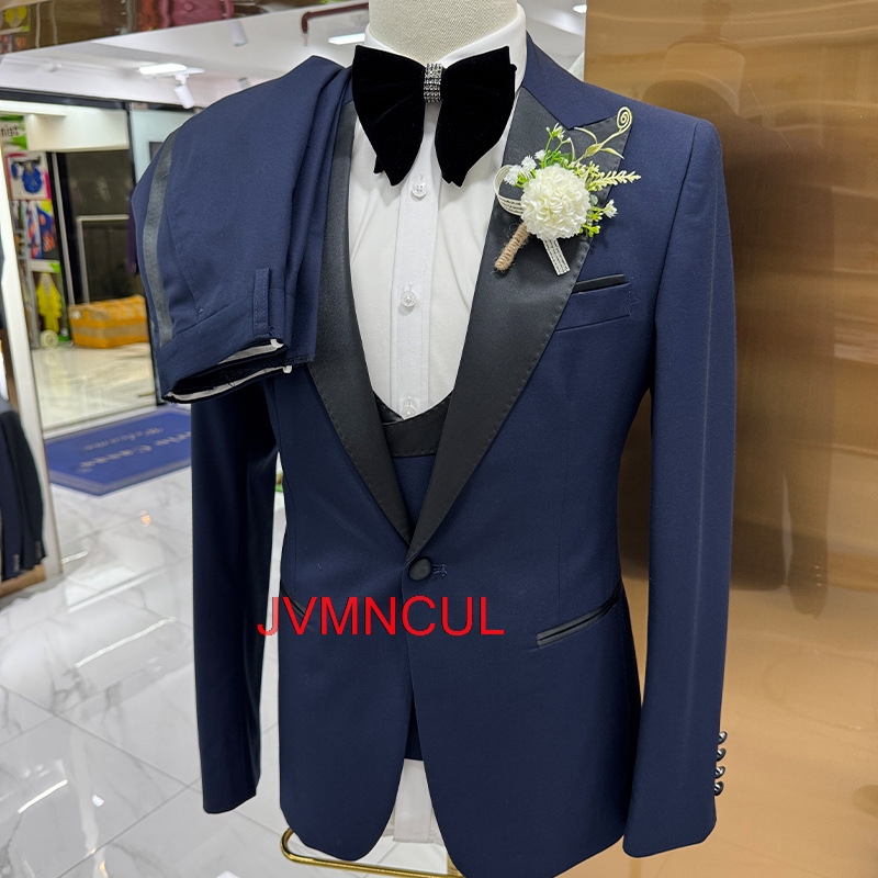 Elegant Formal Men'S Wear - Setelan Jas Pria 3 Potong Slim