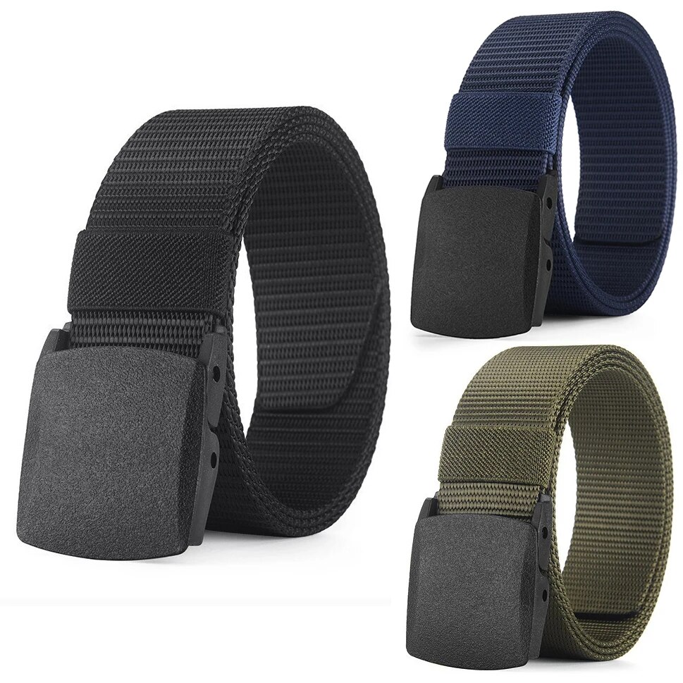 Men'S Formal Wear Belt - Sabuk Pria Sabuk Kanvas Kasual Luar
