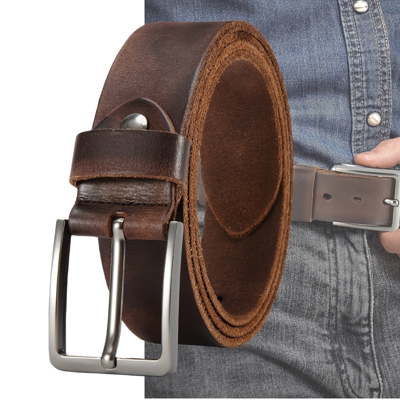 Men'S Formal Wear Belt - Sabuk Kulit Asli Pria dengan Gesper