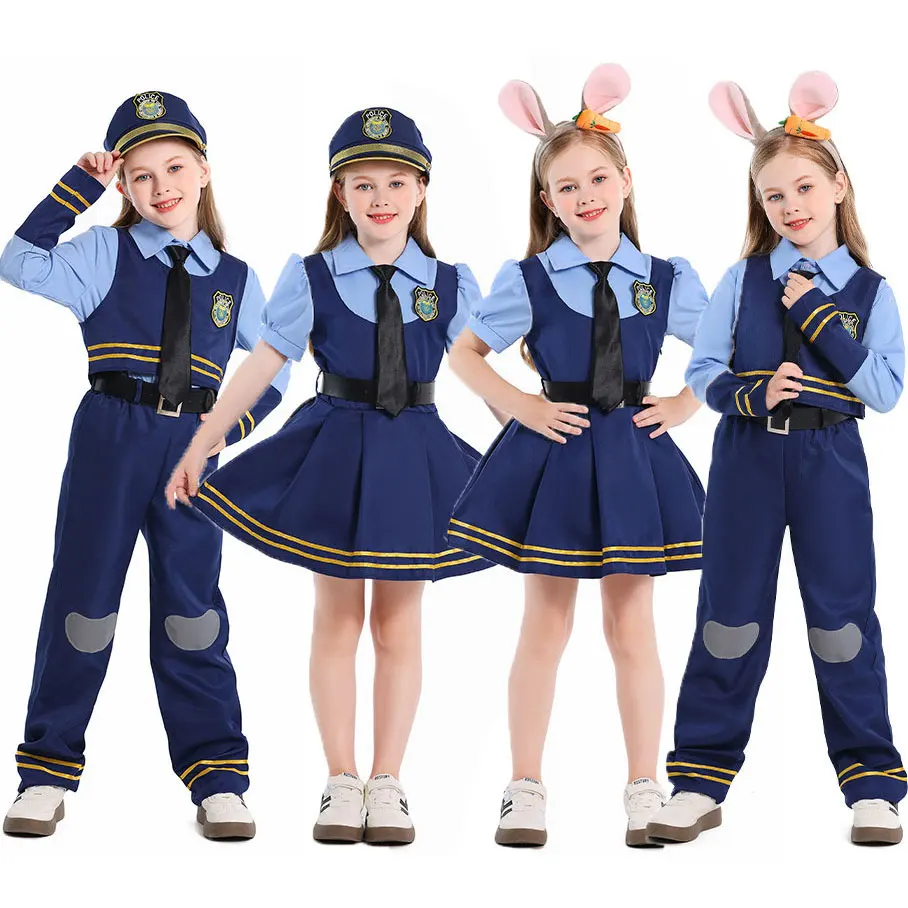Men Formal Wear Set - Kostum Polisi Judy Hopps untuk Anak