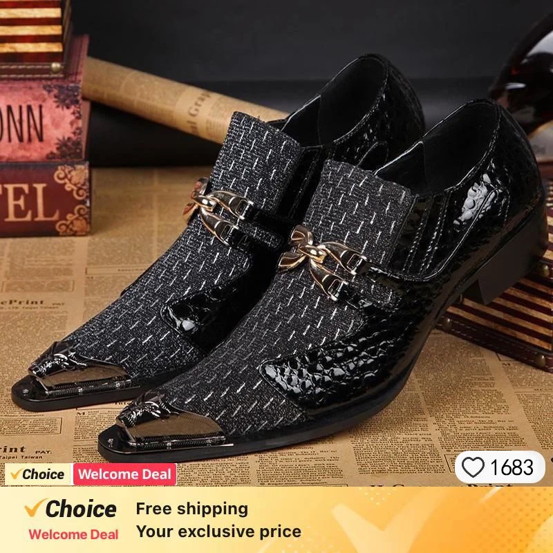 Men'S Formal Party Wear Shoes - Sepatu Kulit Pria Model Spring and