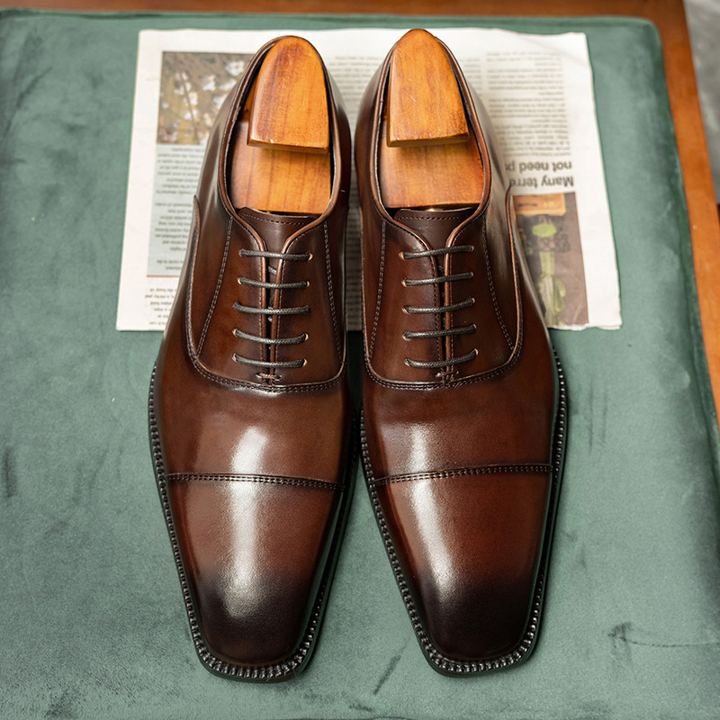 High End Men'S Formal Wear - Sepatu kulit sapi kelas atas model