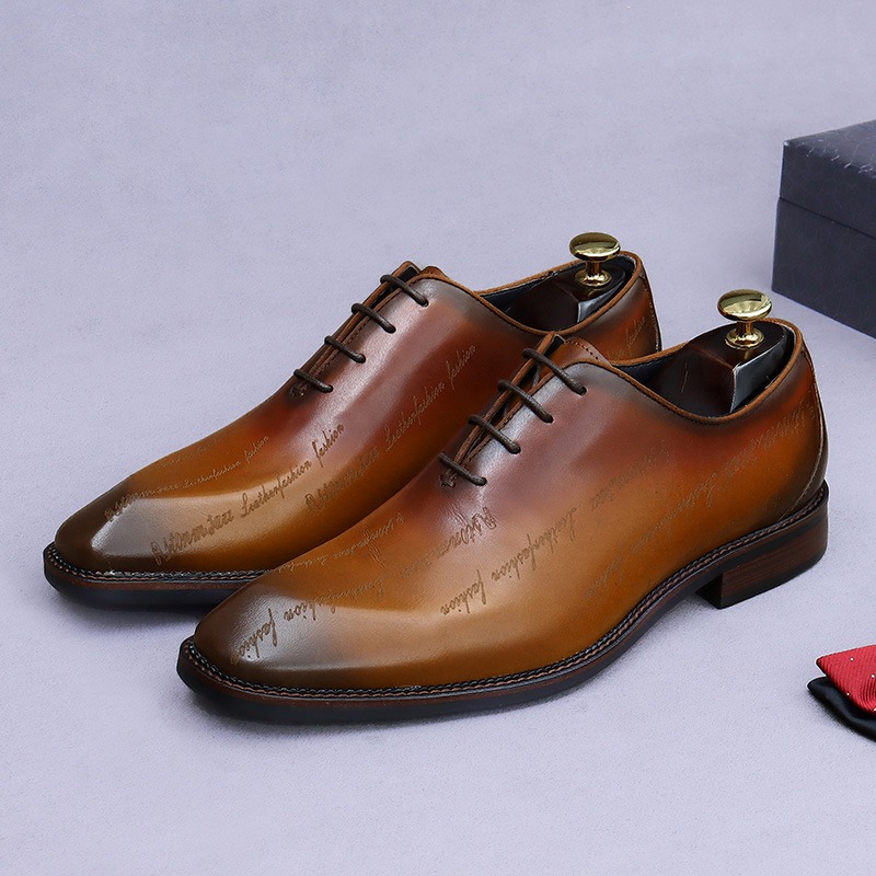High End Men'S Formal Wear - Sepatu Oxford Kulit Asli Pria Pakaian