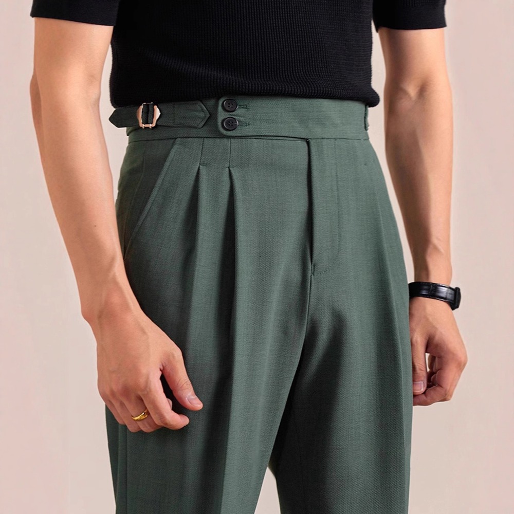 Men Formal Wear Set - Celana Jas Kasual Pria Napoli Italia,