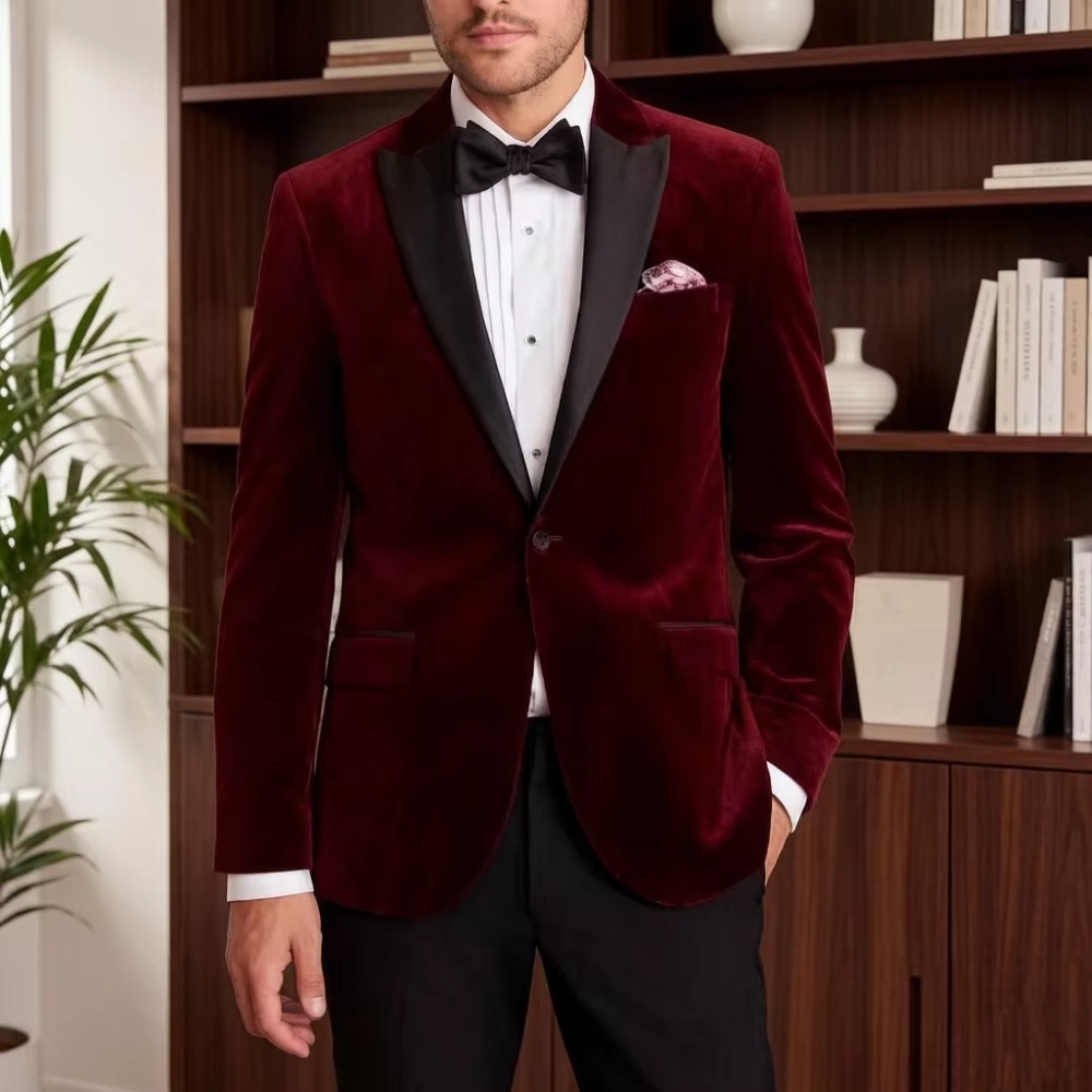 Jas Formal Beludru untuk Pria  - Elegant Formal Men'S Wear ulasan dan harga