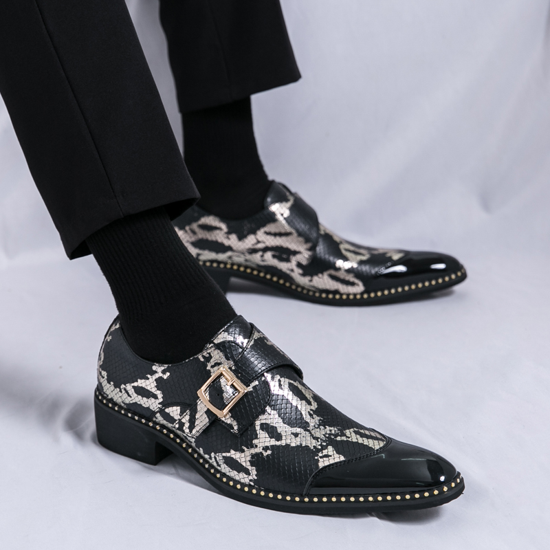 Sepatu Le Fu Klasik Retro Pria - Men'S Formal Party Wear Shoes ulasan dan harga