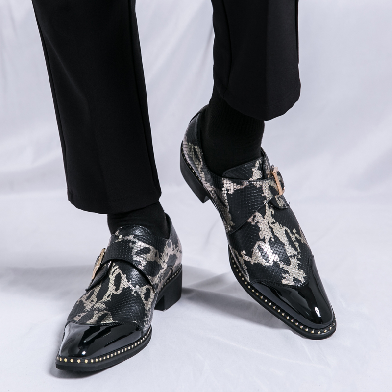 Sepatu Le Fu Klasik Retro Pria - Men'S Formal Party Wear Shoes ulasan dan harga