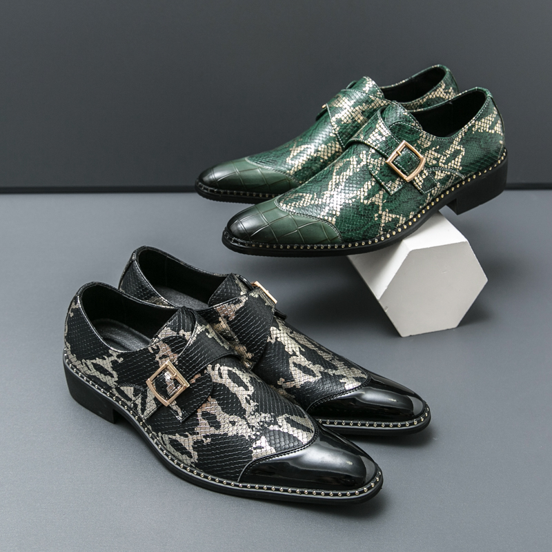 Sepatu Le Fu Klasik Retro Pria - Men'S Formal Party Wear Shoes ulasan dan harga