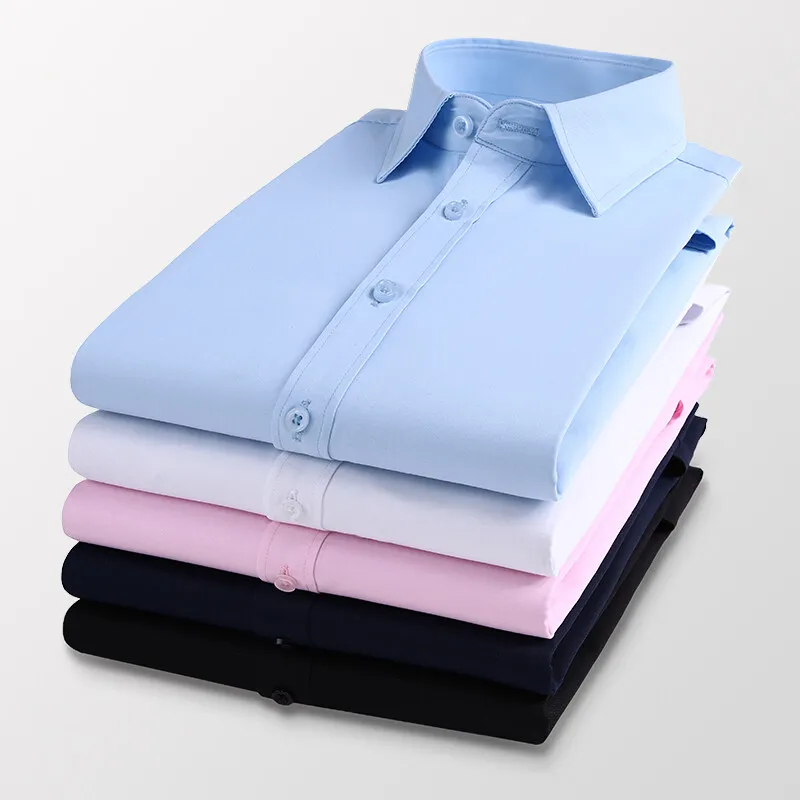 Kemeja Pria Lengan Panjang Bar - Men Formal Wear Black And White ulasan dan harga