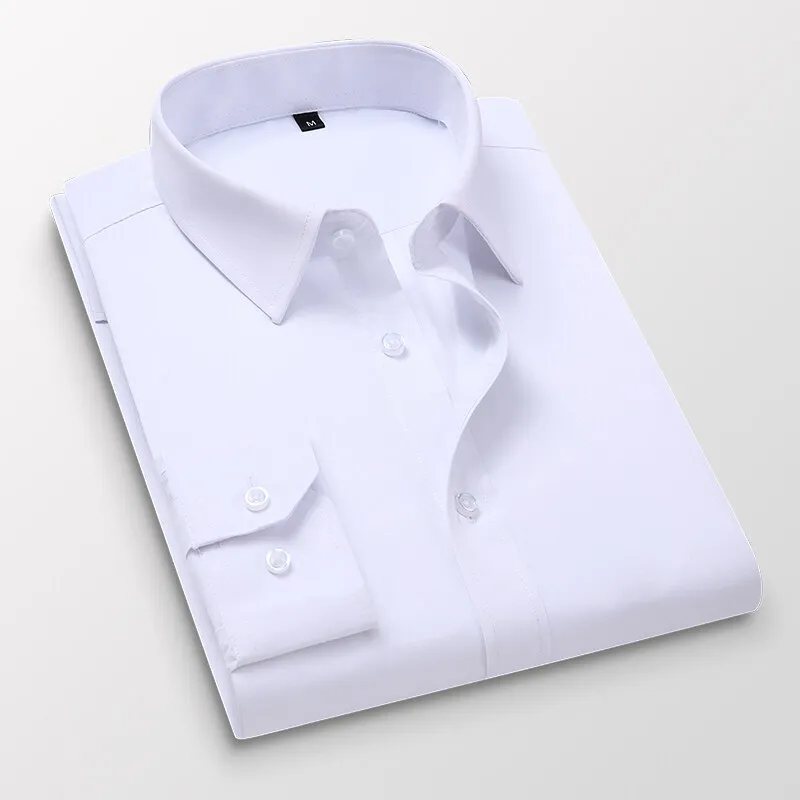 Kemeja Pria Lengan Panjang Bar - Men Formal Wear Black And White ulasan dan harga