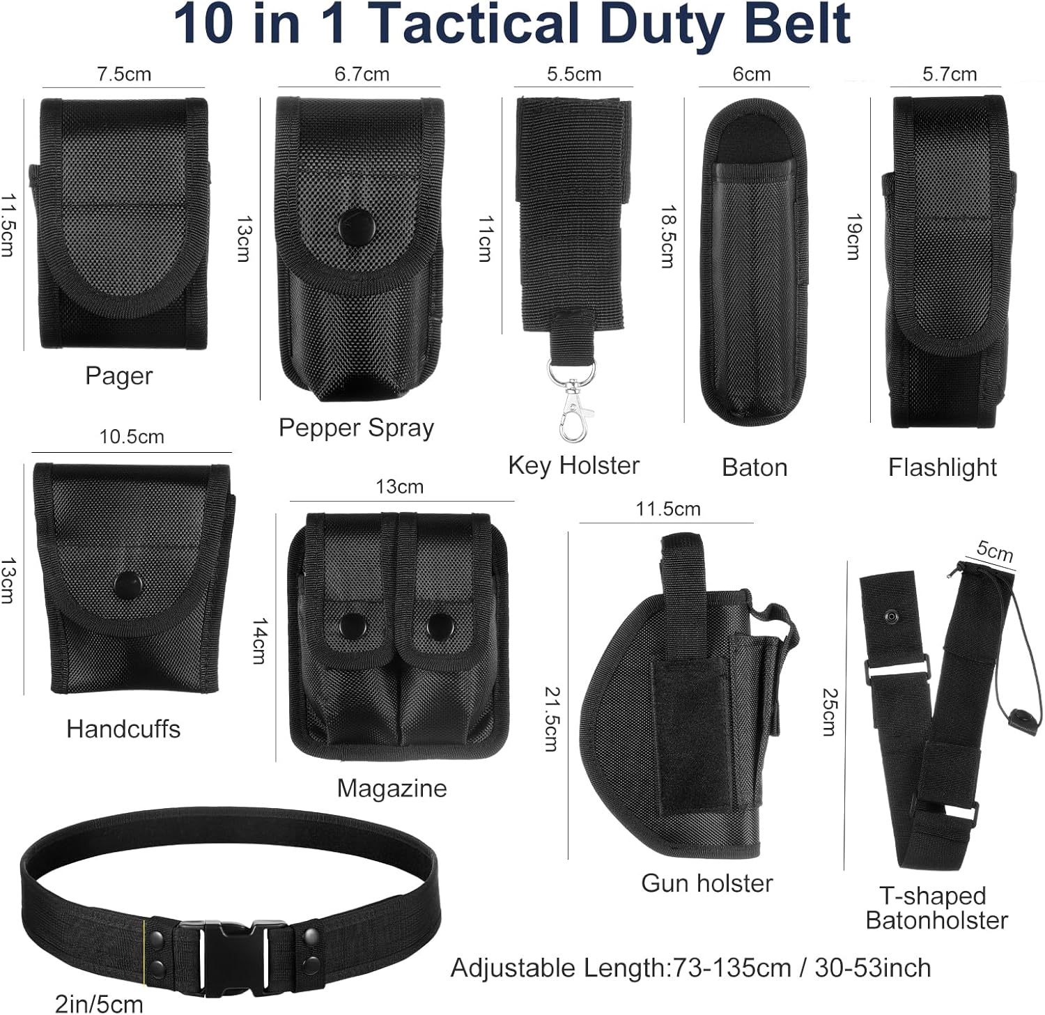 Sabuk Tugas Keamanan Polisi Pe - Men'S Formal Wear Belt ulasan dan harga