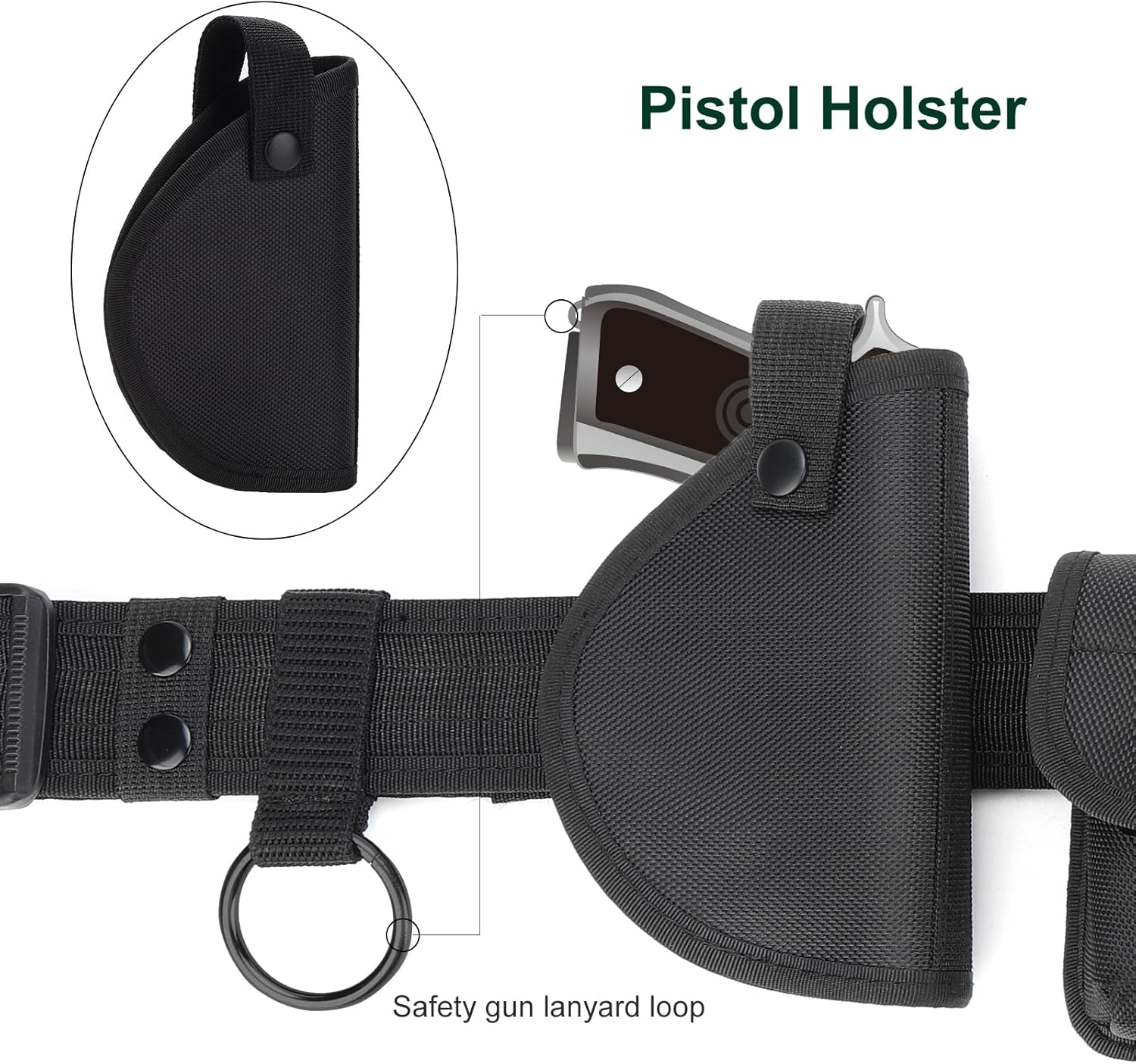 Sabuk Tugas Keamanan Polisi Pe - Men'S Formal Wear Belt ulasan dan harga