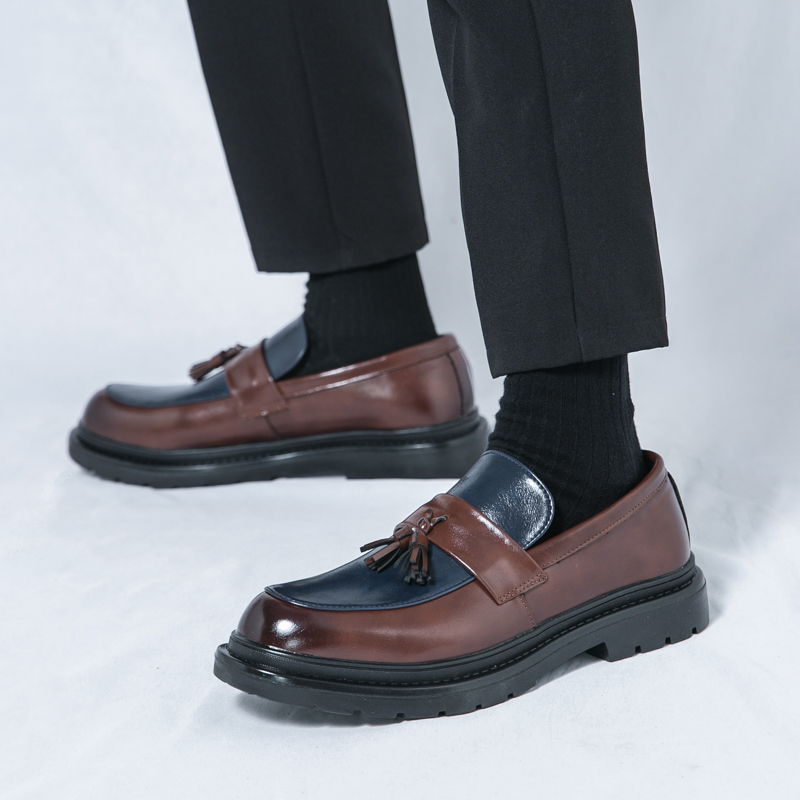 Sepatu Kulit Kasual Anti Selip - Men Formal Wear Fashion ulasan dan harga