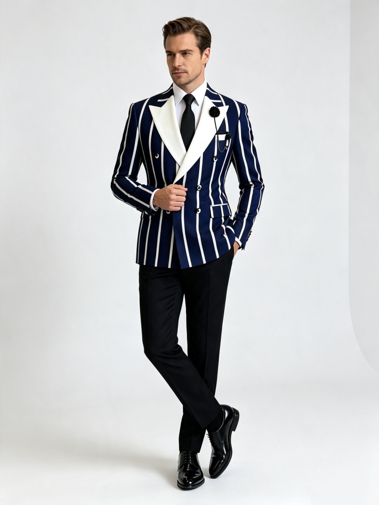 Jas Blazer Bisnis Slim Fit Pri - Men Formal Wear Outfits ulasan dan harga