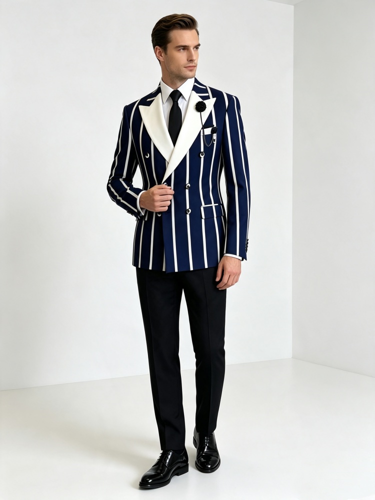 Jas Blazer Bisnis Slim Fit Pri - Men Formal Wear Outfits ulasan dan harga