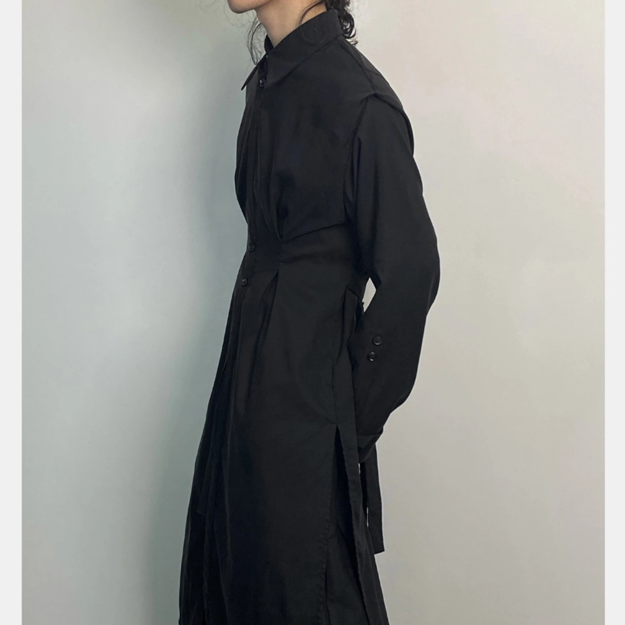 Jas Trench Coat Gothic Y2K Pri - Men'S Formal Wear Belt ulasan dan harga
