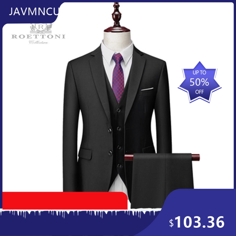 Setelan Jas Pria Slim Fit Prem - Men'S Formal Wear For Graduation ulasan dan harga