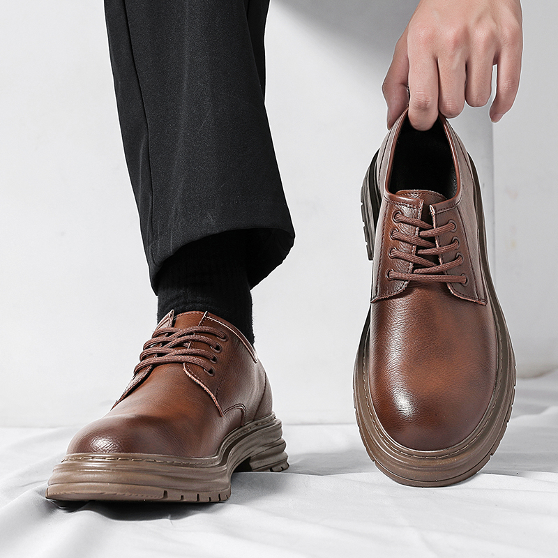 Sepatu Kulit Formal Bisnis Sol - Formal Men Daily Wear Footwear ulasan dan harga