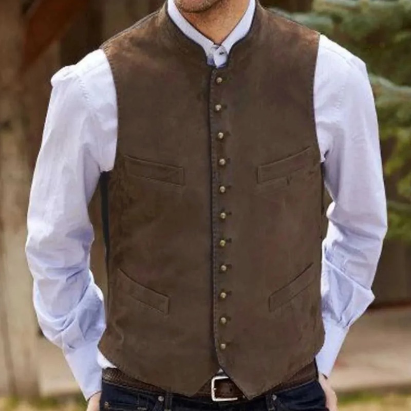 Rompi Pria Rompi Beludru Suede - Men Formal Wear Outfits ulasan dan harga