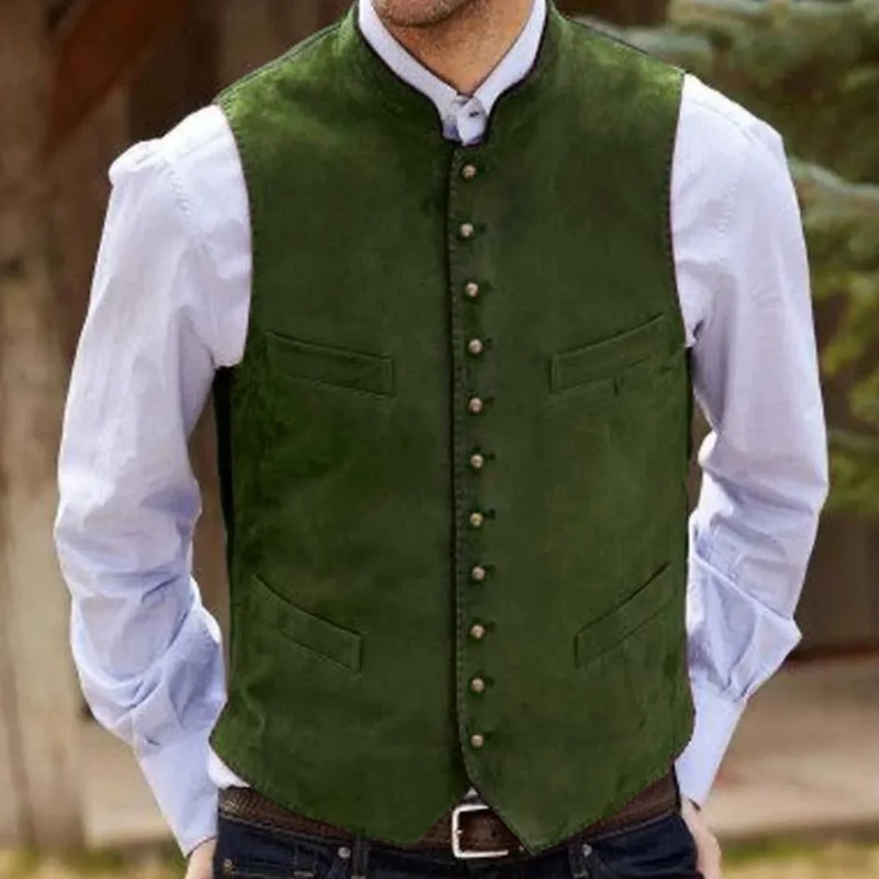 Rompi Pria Rompi Beludru Suede - Men Formal Wear Outfits ulasan dan harga