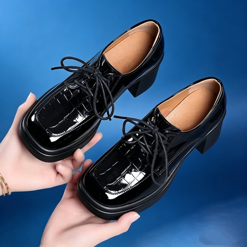 Sepatu Oxford Kulit Cerah 6.5c - Patent Leather Oxford ulasan dan harga