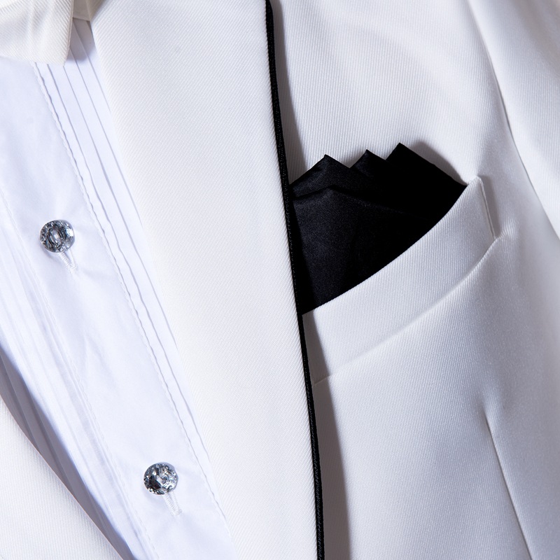 Setelan Kasual Bisnis Putih Pr - Men Formal Wear Black And White ulasan dan harga