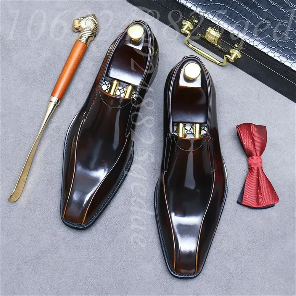 Sepatu Oxford Pria Buatan Tang - Formal Men Daily Wear Footwear ulasan dan harga