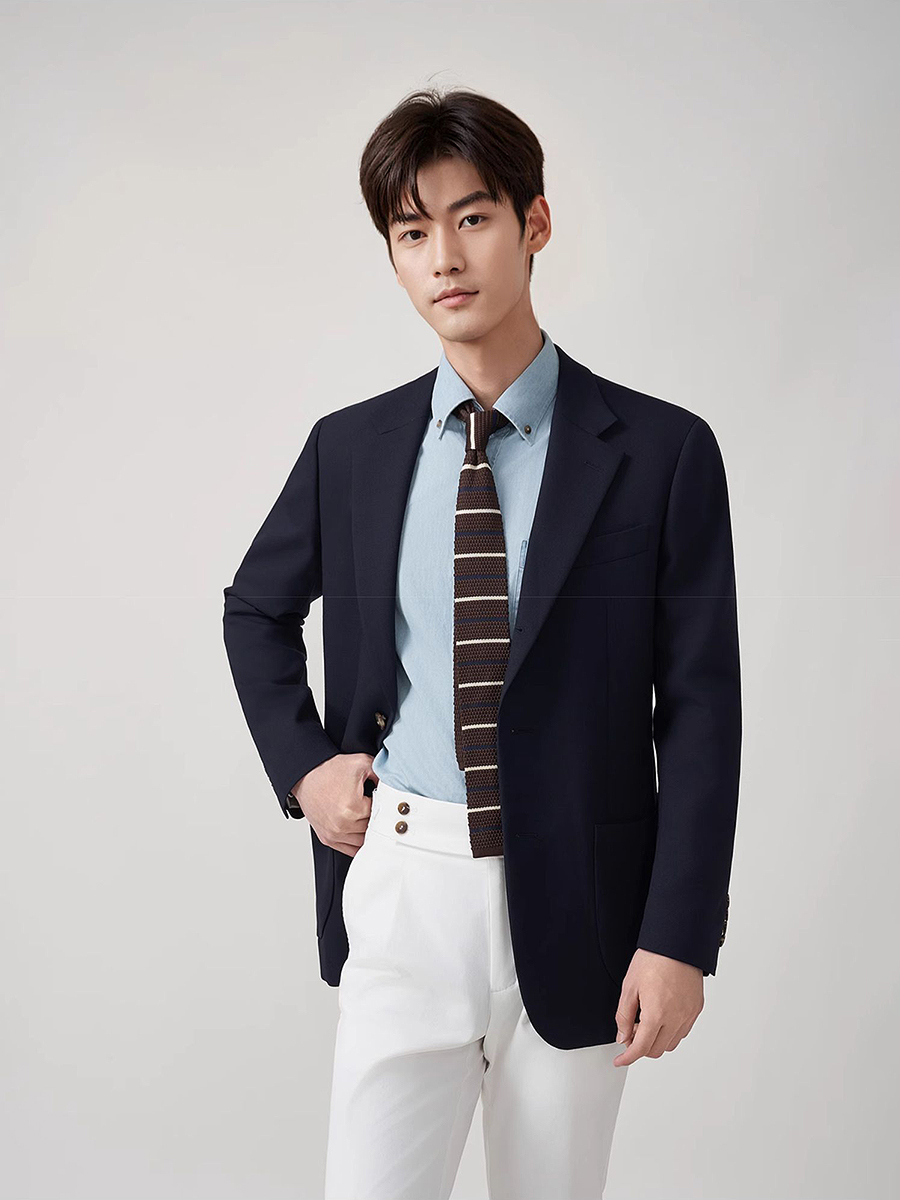 Blazer Wol 50% Pria untuk Rema - Men'S Formal Wear For Graduation ulasan dan harga