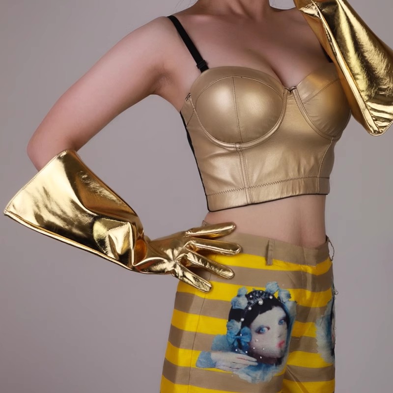 Sarung Tangan Wanita Kulit PU  - Formal Glove Leather ulasan dan harga