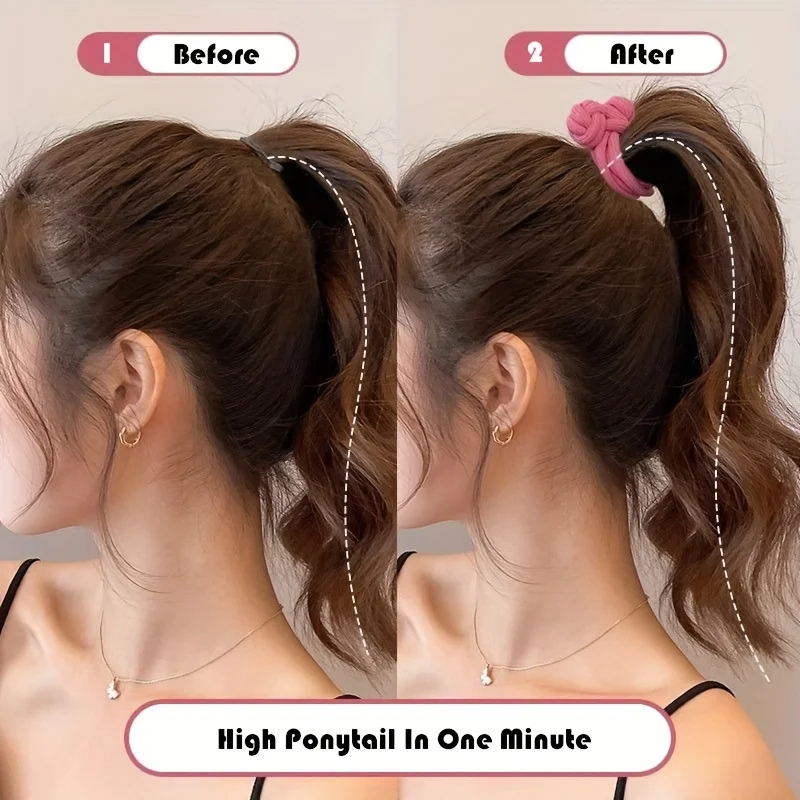 10pcs/Pak Ikat Rambut Elastis  - Tie Bar Clip ulasan dan harga