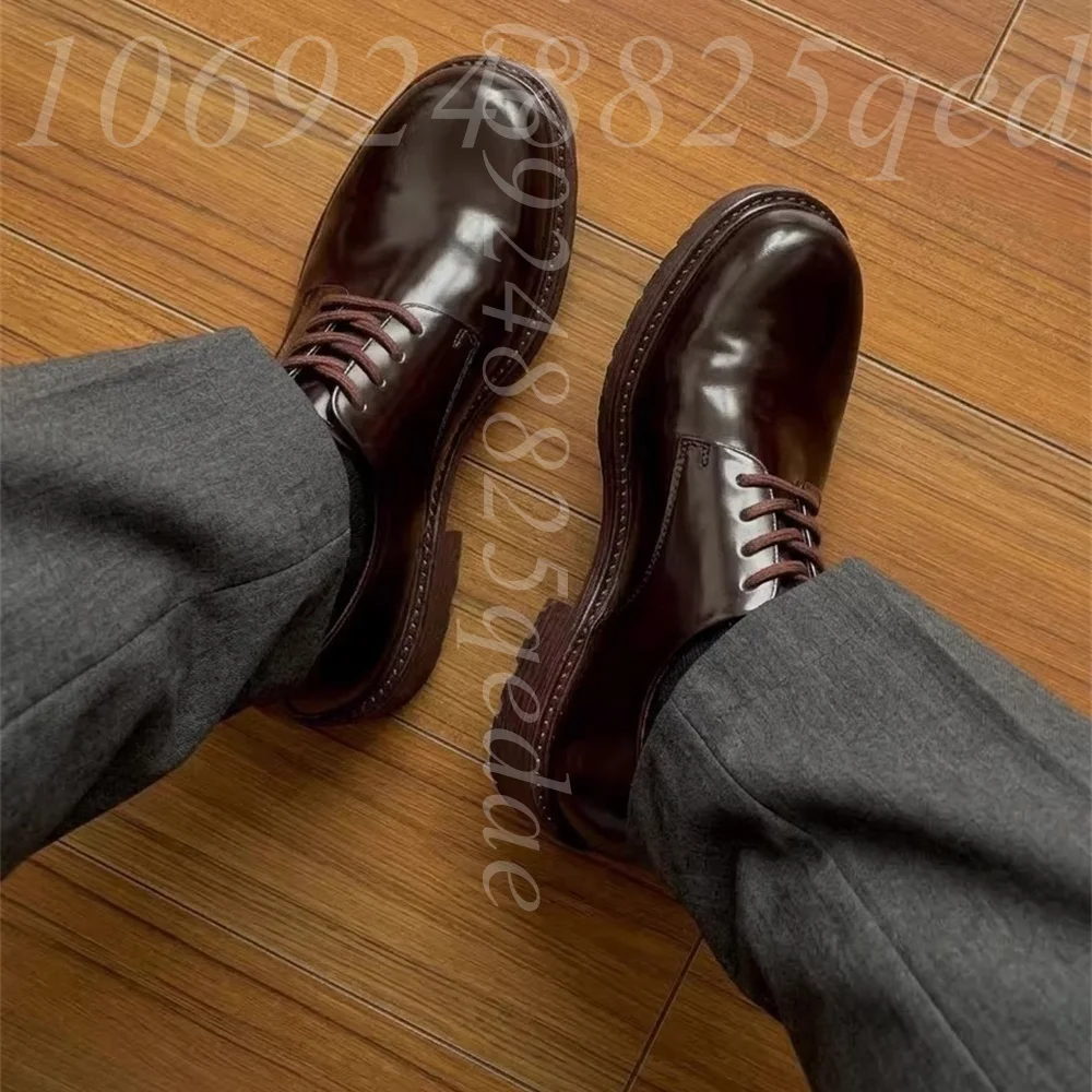 Sepatu Oxford Pria Buatan Tang - Formal Men Daily Wear Footwear ulasan dan harga