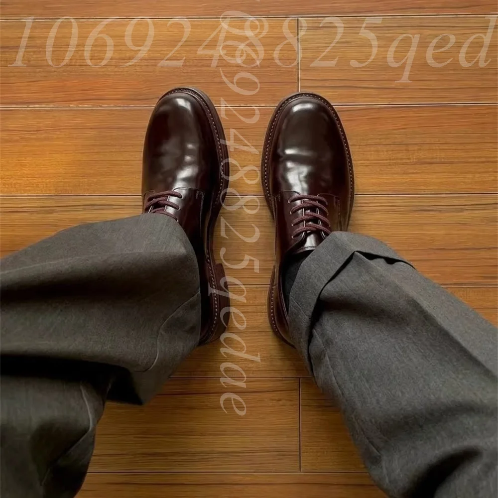 Sepatu Oxford Pria Buatan Tang - Formal Men Daily Wear Footwear ulasan dan harga