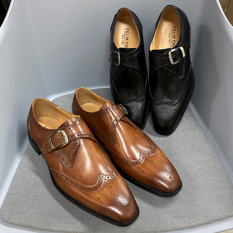 Sepatu Kasual Pria Kulit Ukir  - Men'S Formal Party Wear Shoes ulasan dan harga