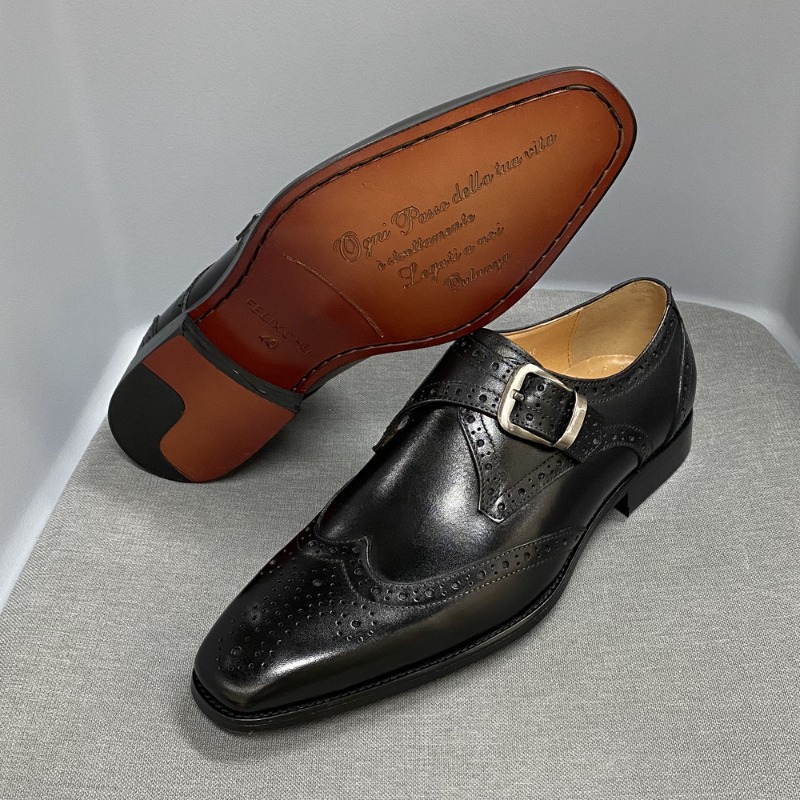 Sepatu Kasual Pria Kulit Ukir  - Men'S Formal Party Wear Shoes ulasan dan harga