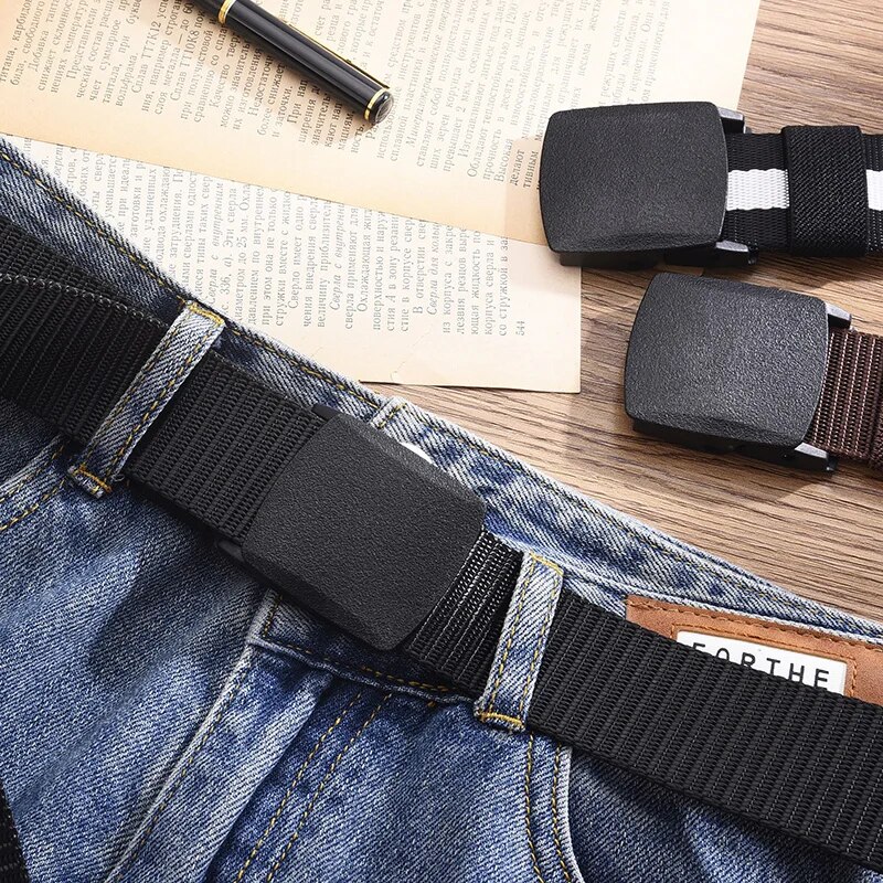 Sabuk Pria Sabuk Kanvas Kasual - Men'S Formal Wear Belt ulasan dan harga