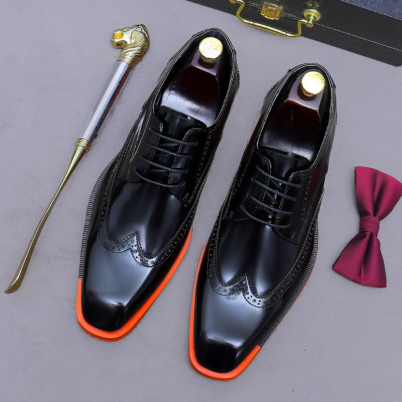 Sepatu Oxford Kulit Asli Pria  - Formal Men Daily Wear Footwear ulasan dan harga