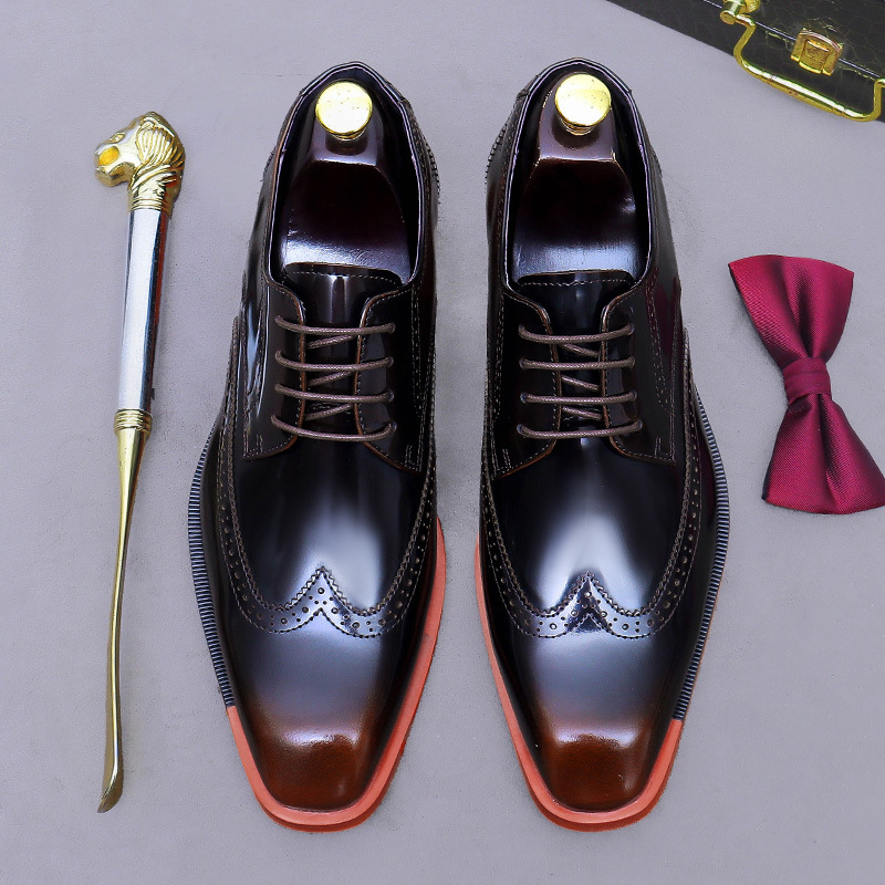 Sepatu Oxford Kulit Asli Pria  - Formal Men Daily Wear Footwear ulasan dan harga