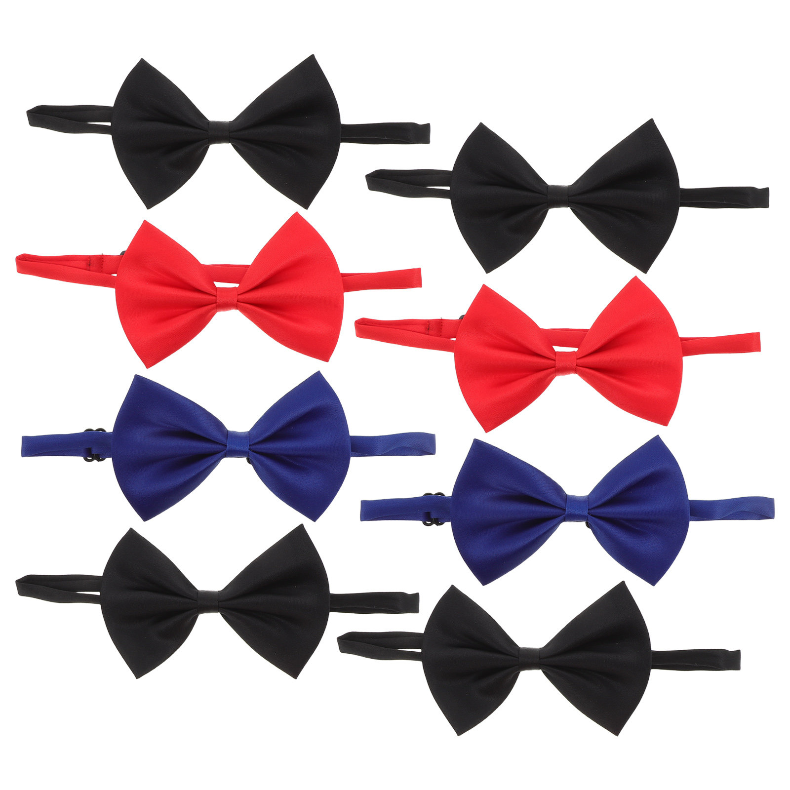 8Pcs Dasi Kupu-Kupu Warna Soli - Men'S Formal Wear For Graduation ulasan dan harga