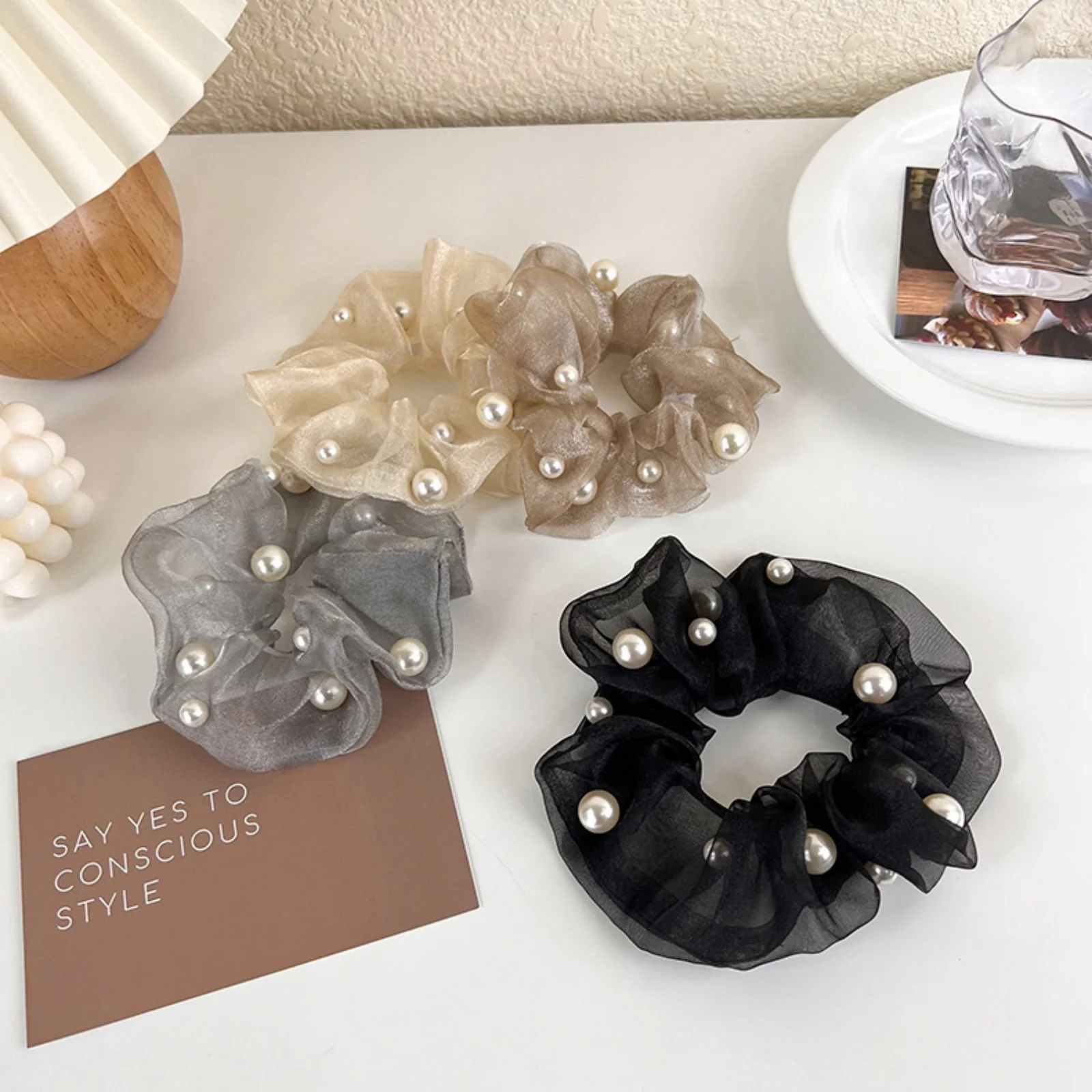 1 Buah Ikat Rambut Organza Ele - Tie Bar Clip ulasan dan harga