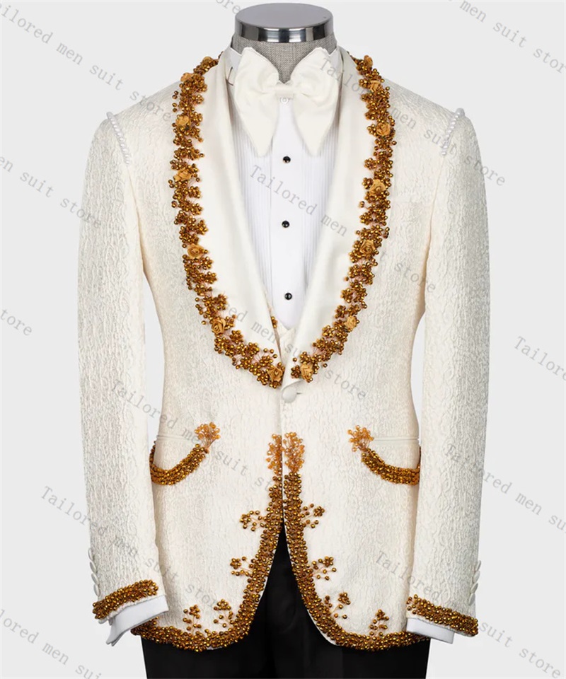 Set Celana Setelan Pria Pengan - Men Formal Wear Black And White ulasan dan harga
