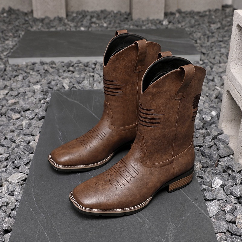 Sepatu Bot Koboi Pria Model Ba - Men'S Ethnic & Formal Designer Wear Studio S ulasan dan harga